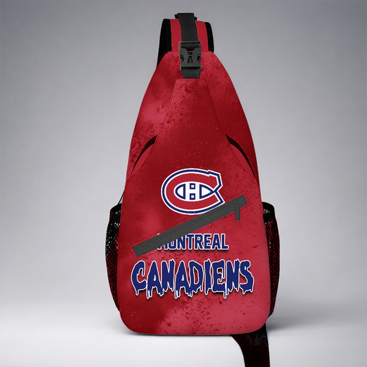 [SUPER SALE] NEW CUSTOMIZED NHL11 MCD MONTREAL CANADIENS SLING BAG