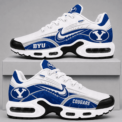 [FAN FAVORITE] NEW CUSTOMIZED NCAA FBS11 BYU BYU COUGARS AIR MAX PLUS SNEAKERS