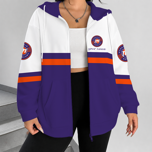 [FAN FAVORITE] NEW CUSTOMIZED WNBA11 PNM PHOENIX MERCURY ZIP HOODIE