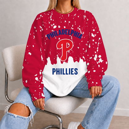 [FLASH SALE] NEW CUSTOMIZED MLB11 PPS PHILADELPHIA PHILLIES UNISEX SWEATSHIRT