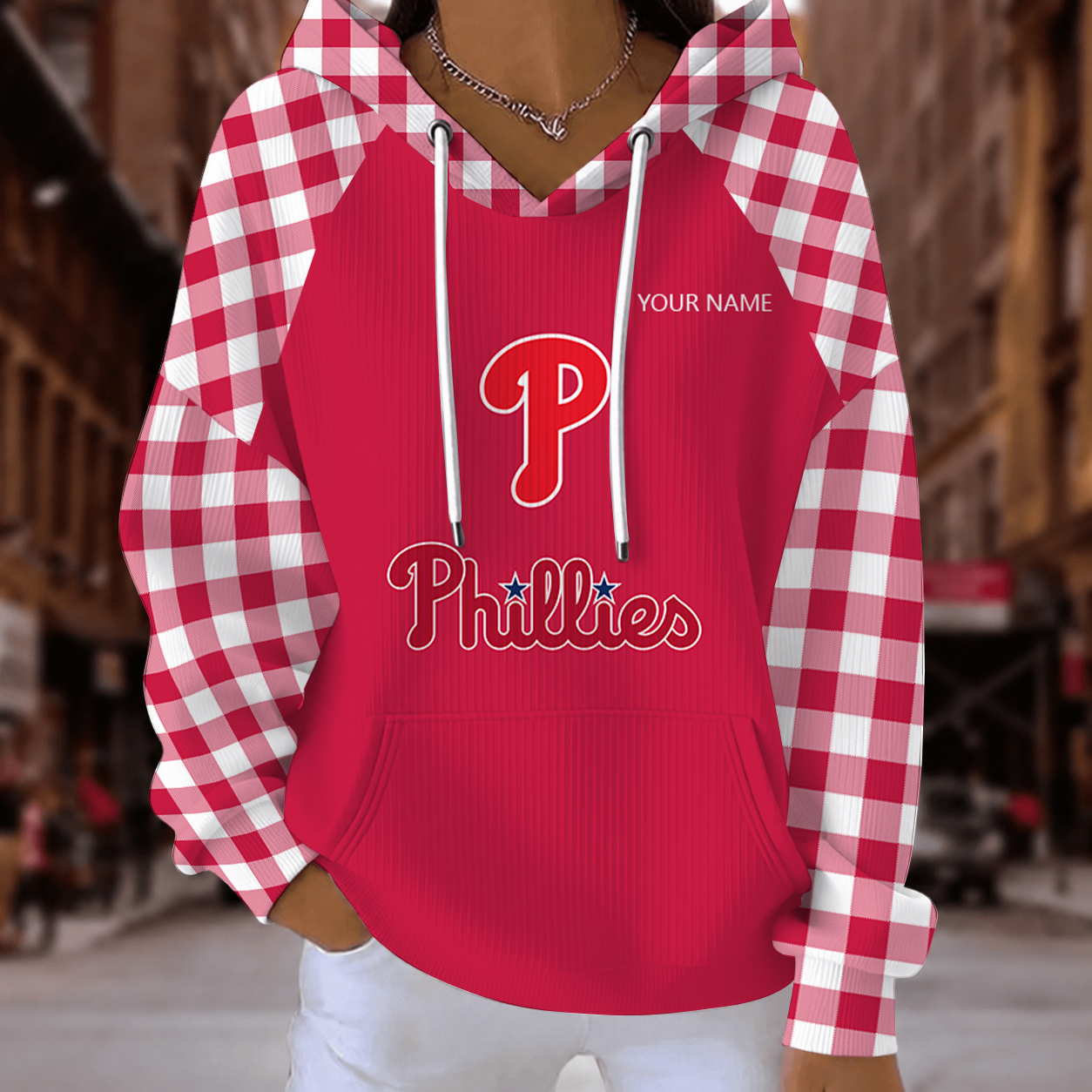 [FLASH SALE] NEW CUSTOMIZED MLB11 PPS PHILADELPHIA PHILLIES RIBBED HOODIE & SWEATSHIRT