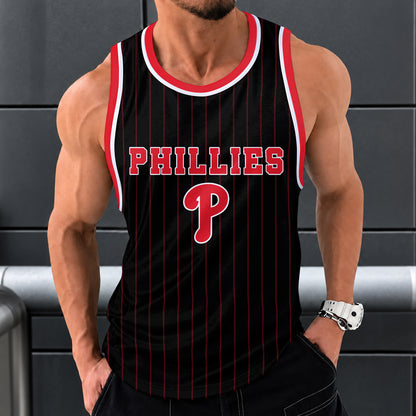 [FLASH SALE] NEW CUSTOMIZED MLB11 PPS PHILADELPHIA PHILLIES UNISEX TANK TOP
