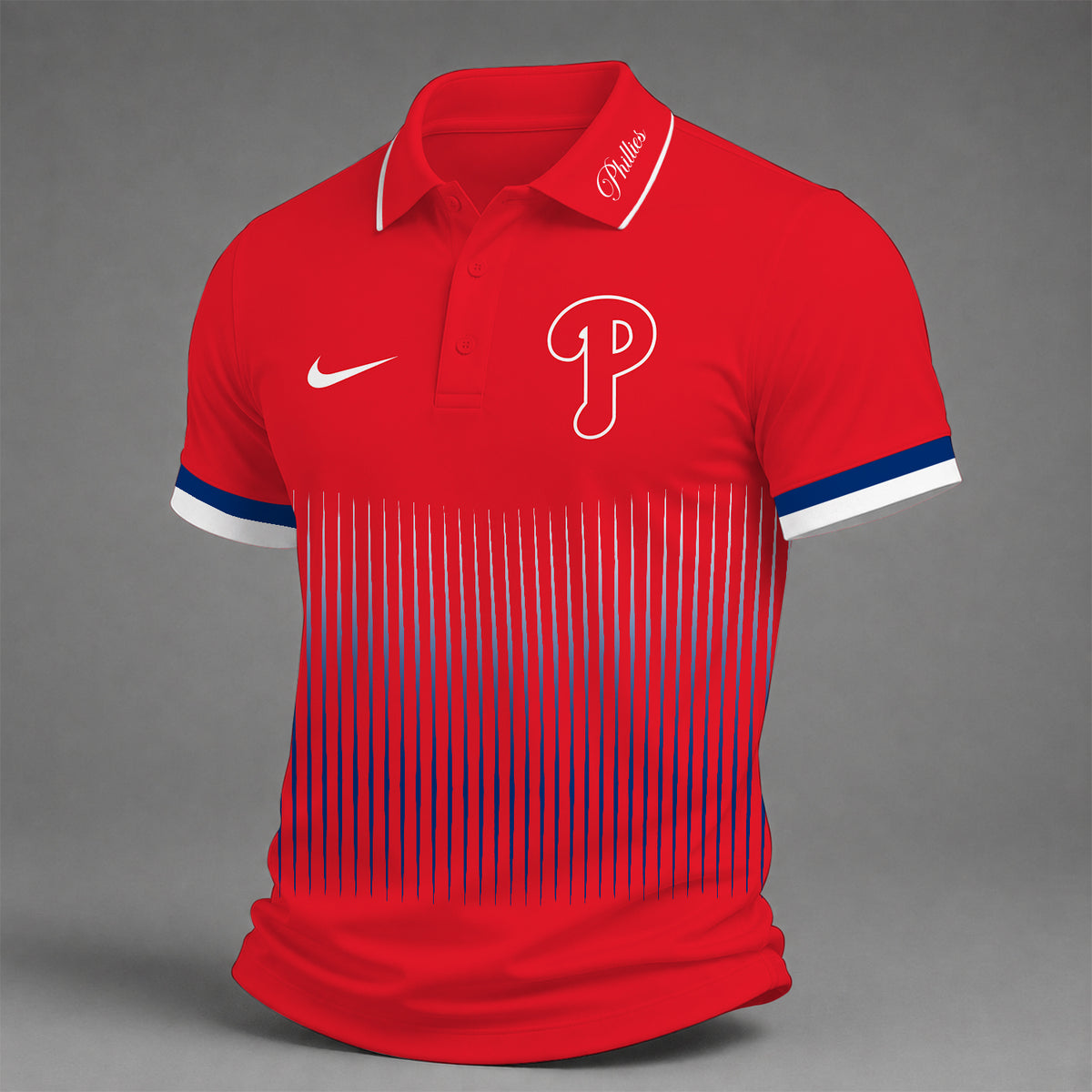 [FLASH SALE] NEW CUSTOMIZED MLB11 PPS PHILADELPHIA PHILLIES POLO SHIRT