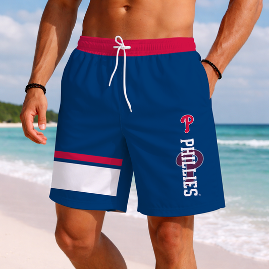 [FLASH SALE] NEW PREMIUM MLB11 PPS PHILADELPHIA PHILLIES BASEBALL SHORT PANTS
