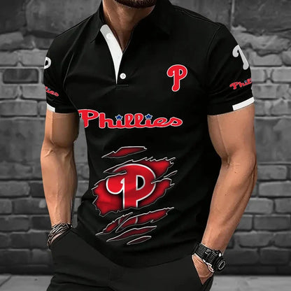 [FLASH SALE] NEW CUSTOMIZED MLB11 PPS PHILADELPHIA PHILLIES POLO SHIRT