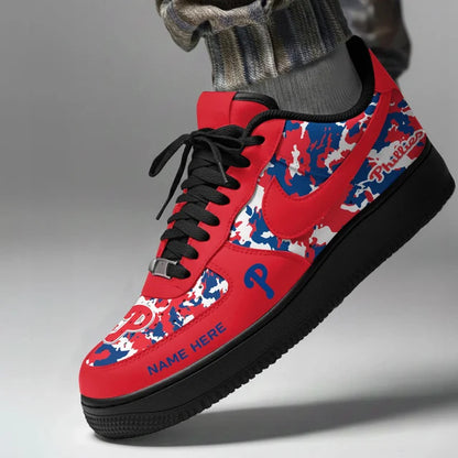 [FLASH SALE] NEW CUSTOMIZED MLB11 PPS PHILADELPHIA PHILLIES AF1 SHOES