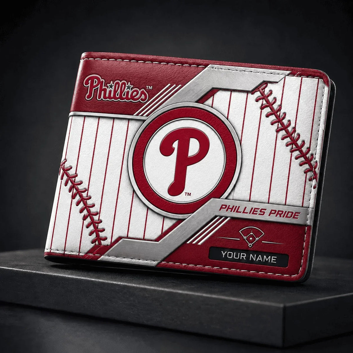 [FLASH SALE] NEW CUSTOMIZED MLB11 PPS PHILADELPHIA PHILLIES LEATHER WALLET