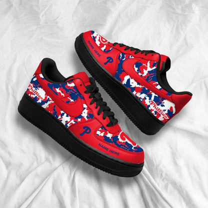 [FLASH SALE] NEW CUSTOMIZED MLB11 PPS PHILADELPHIA PHILLIES AF1 SHOES