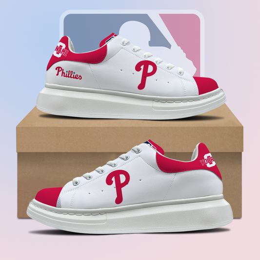 [FLASH SALE] NEW CUSTOMIZED MLB11 PPS PHILADELPHIA PHILLIES MCQUEEN SHOES