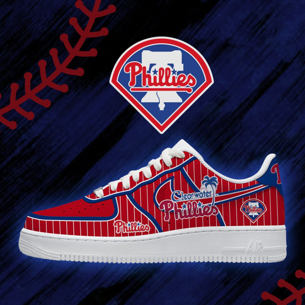 [FLASH SALE] NEW CUSTOMIZED MLB11 PPS PHILADELPHIA PHILLIES AF1 SHOES