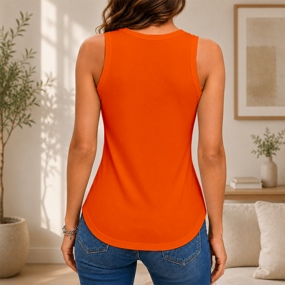 [FAN FAVORITE] NEW CUSTOMIZED NCAA CFH11 PRT PRINCETON TIGERS WOMEN'S V-NECK TANK TOP