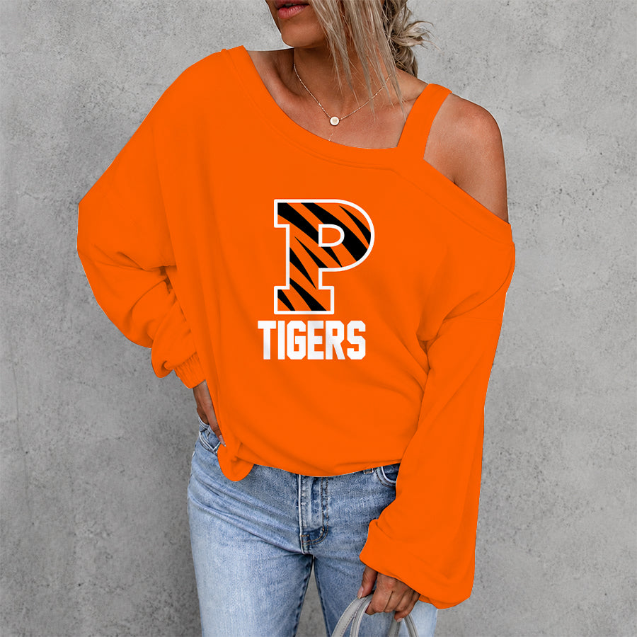 [FAN FAVORITE] NEW CUSTOMIZED NCAA CFH11 PRT PRINCETON TIGERS DROP SHOULDER SWEATSHIRT