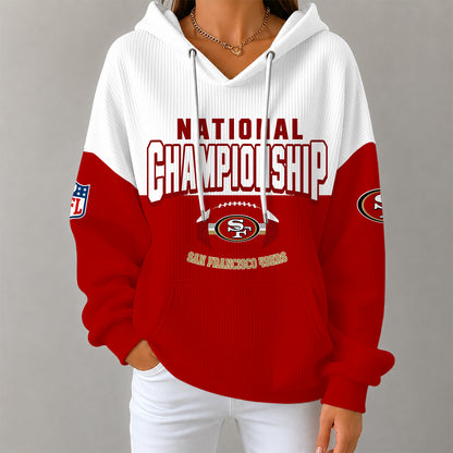 [SPECIAL OFFER] NEW CUSTOMIZED NFL11 SF49 SAN FRANCISCO 49ERS RIBBED HOODIE & SWEATSHIRT