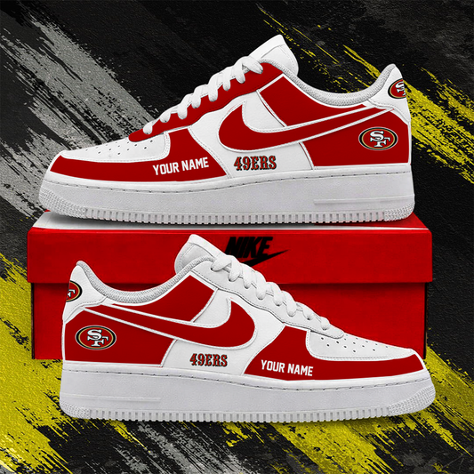 [SPECIAL OFFER] NEW CUSTOMIZED NFL11 SF49 SAN FRANCISCO 49ERS AF1 SHOES