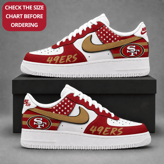 [SPECIAL OFFER] NEW CUSTOMIZED NFL11 SF49 SAN FRANCISCO 49ERS AF1 SHOES