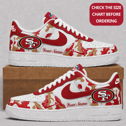 [SPECIAL OFFER] NEW CUSTOMIZED NFL11 SF49 SAN FRANCISCO 49ERS AF1 SHOES