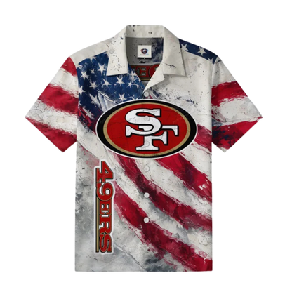 [SPECIAL OFFER] NEW CUSTOMIZED NFL11 SF49 SAN FRANCISCO 49ERS UNISEX HAWAIIAN SHIRT