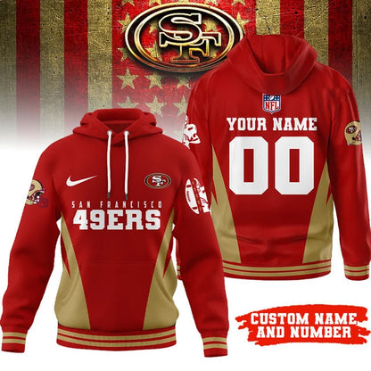 [SPECIAL OFFER] NEW CUSTOMIZED NFL11 SF49 SAN FRANCISCO 49ERS T-SHIRT, HOODIE, ZIP HOODIE