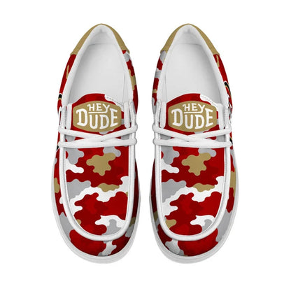 [SPECIAL OFFER] NEW CUSTOMIZED NFL11 SF49 SAN FRANCISCO 49ERS LOAFER SHOES