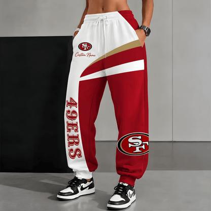 [SPECIAL OFFER] NEW CUSTOMIZED NFL11 SF49 SAN FRANCISCO 49ERS SWEATPANTS
