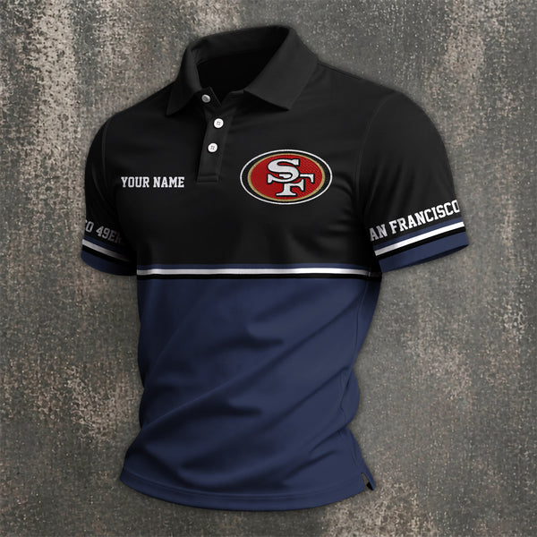 [SPECIAL OFFER] NEW CUSTOMIZED NFL11 SF49 SAN FRANCISCO 49ERS POLO SHIRT