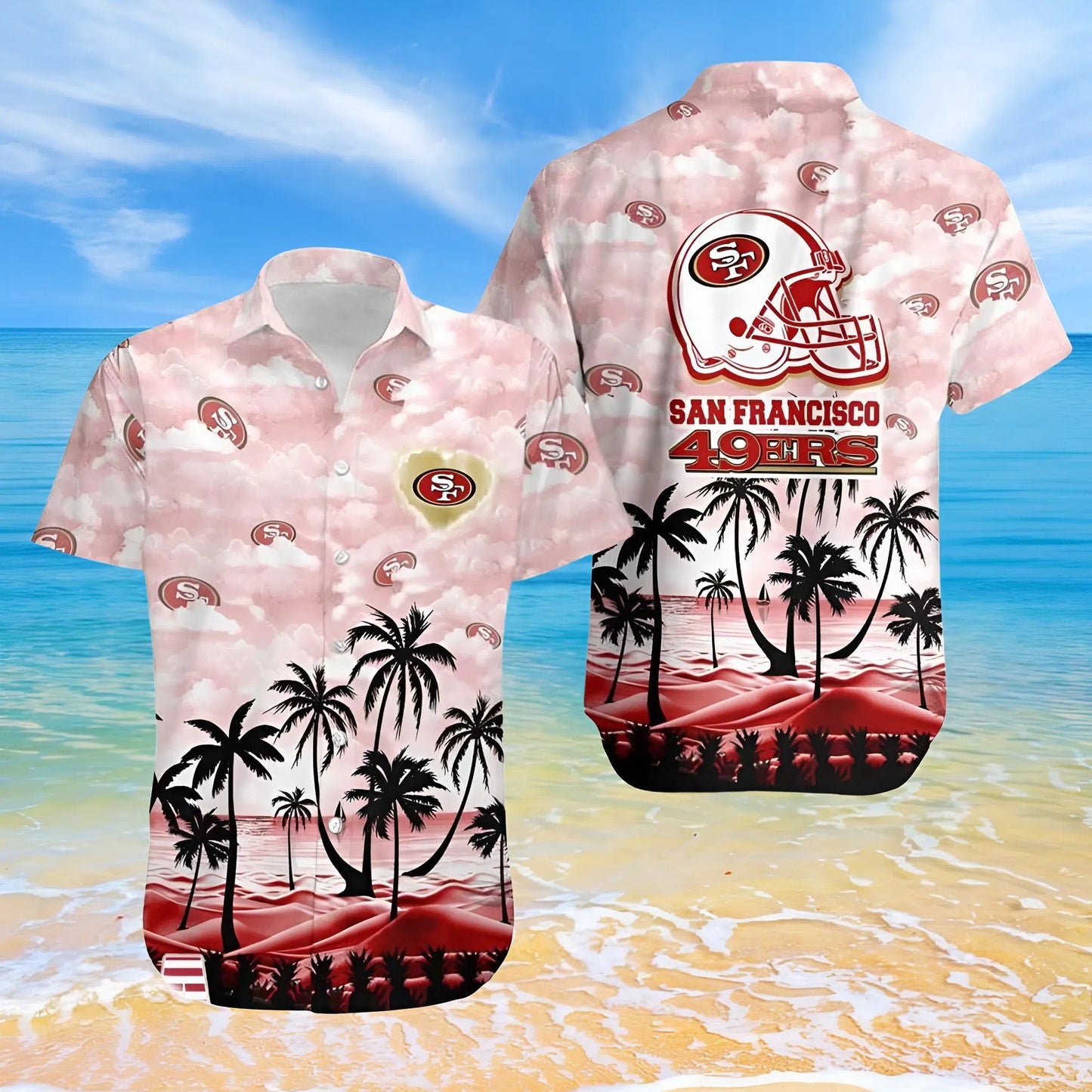 [SPECIAL OFFER] NEW CUSTOMIZED NFL11 SF49 SAN FRANCISCO 49ERS UNISEX HAWAIIAN SHIRT