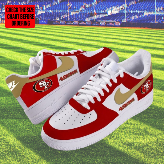 [SPECIAL OFFER] NEW CUSTOMIZED NFL11 SF49 SAN FRANCISCO 49ERS AF1 SHOES