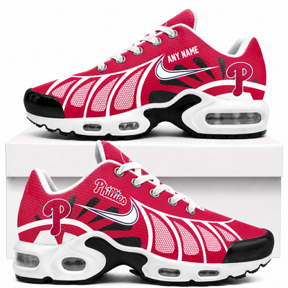 [FLASH SALE] NEW CUSTOMIZED MLB11 PPS PHILADELPHIA PHILLIES AIR MAX PLUS SNEAKERS