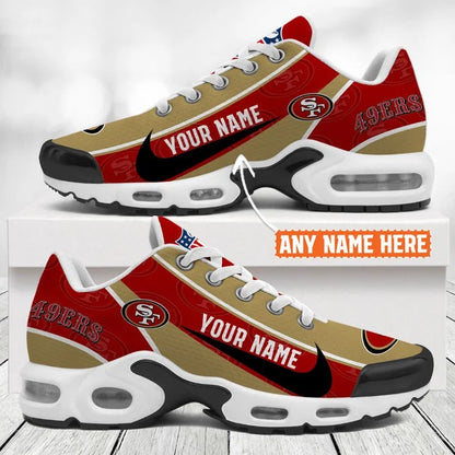 [SPECIAL OFFER] NEW CUSTOMIZED NFL11 SF49 SAN FRANCISCO 49ERS AIR MAX PLUS SNEAKERS