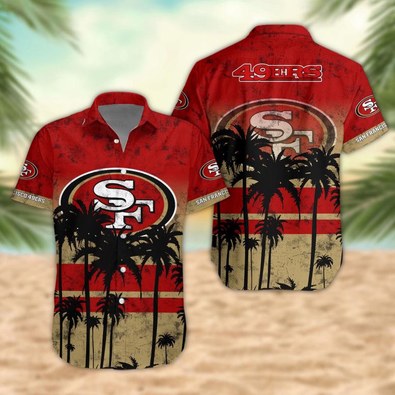 [SPECIAL OFFER] NEW CUSTOMIZED NFL11 SF49 SAN FRANCISCO 49ERS UNISEX HAWAIIAN SHIRT