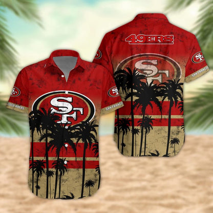 [SPECIAL OFFER] NEW CUSTOMIZED NFL11 SF49 SAN FRANCISCO 49ERS UNISEX HAWAIIAN SHIRT