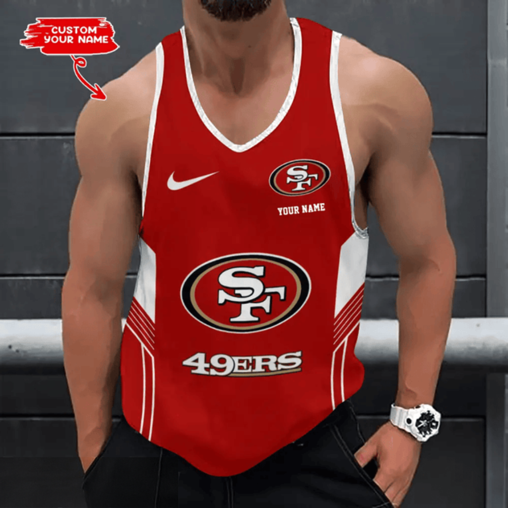 LIMITED EDITION - NEW CUSTOMIZED NFL11 SF49 SAN FRANCISCO 49ERS UNISEX TANK TOP