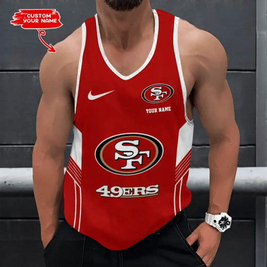 LIMITED EDITION - NEW CUSTOMIZED NFL11 SF49 SAN FRANCISCO 49ERS UNISEX TANK TOP