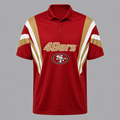 [SPECIAL OFFER] NEW CUSTOMIZED NFL11 SF49 SAN FRANCISCO 49ERS POLO SHIRT