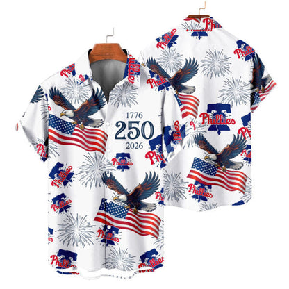 [FLASH SALE] NEW CUSTOMIZED MLB11 PPS PHILADELPHIA PHILLIES UNISEX HAWAIIAN SHIRT