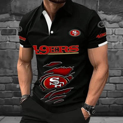 [SPECIAL OFFER] NEW CUSTOMIZED NFL11 SF49 SAN FRANCISCO 49ERS POLO SHIRT
