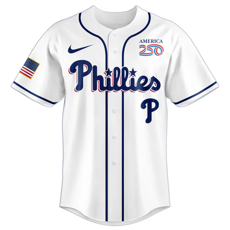 [FLASH SALE] NEW CUSTOMIZED MLB11 PPS PHILADELPHIA PHILLIES BASEBALL JERSEY