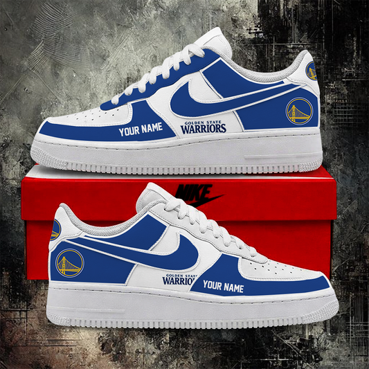 [HOT DEAL] NEW CUSTOMIZED NBA12 GSW GOLDEN STATE WARRIORS AF1 SHOES