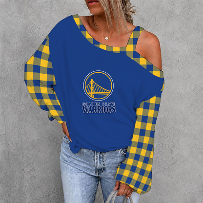 [HOT DEAL] NEW CUSTOMIZED NBA12 GSW GOLDEN STATE WARRIORS DROP SHOULDER SWEATSHIRT
