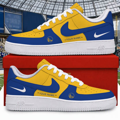 [HOT DEAL] NEW CUSTOMIZED NBA12 GSW GOLDEN STATE WARRIORS AF1 SHOES