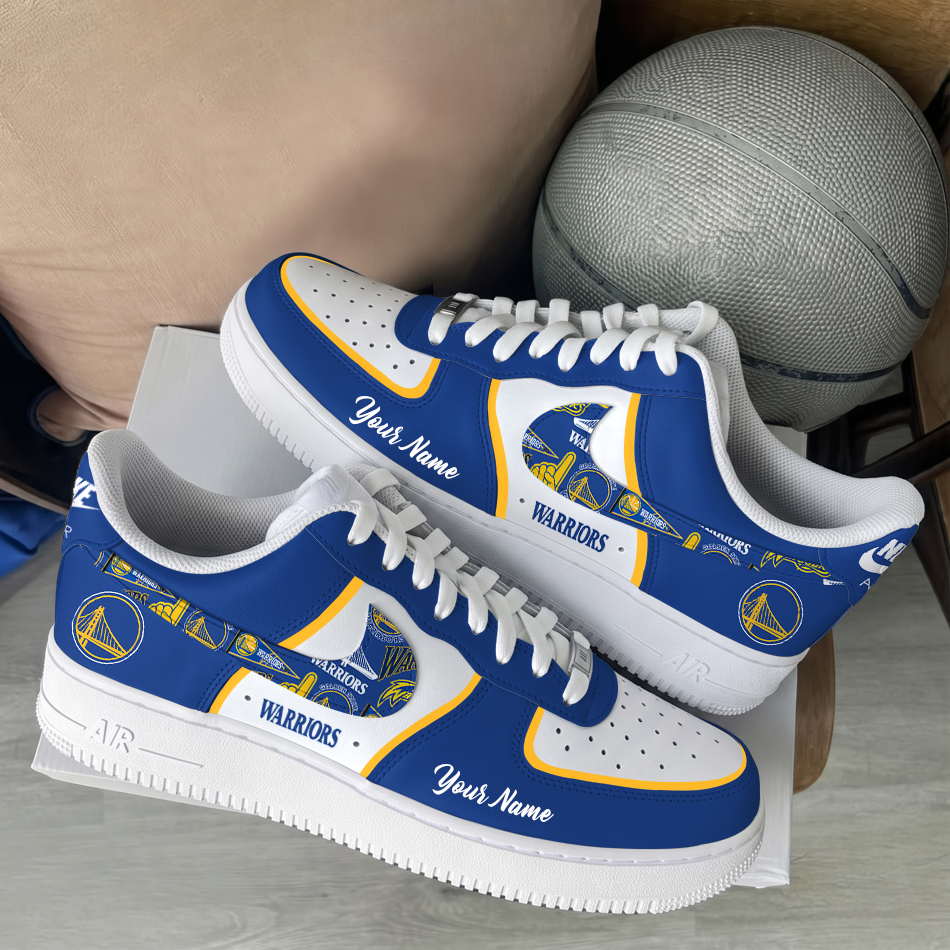 [HOT DEAL] NEW CUSTOMIZED NBA12 GSW GOLDEN STATE WARRIORS AF1 SHOES