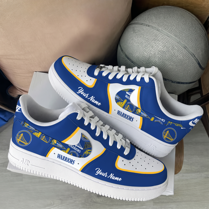 [HOT DEAL] NEW CUSTOMIZED NBA12 GSW GOLDEN STATE WARRIORS AF1 SHOES