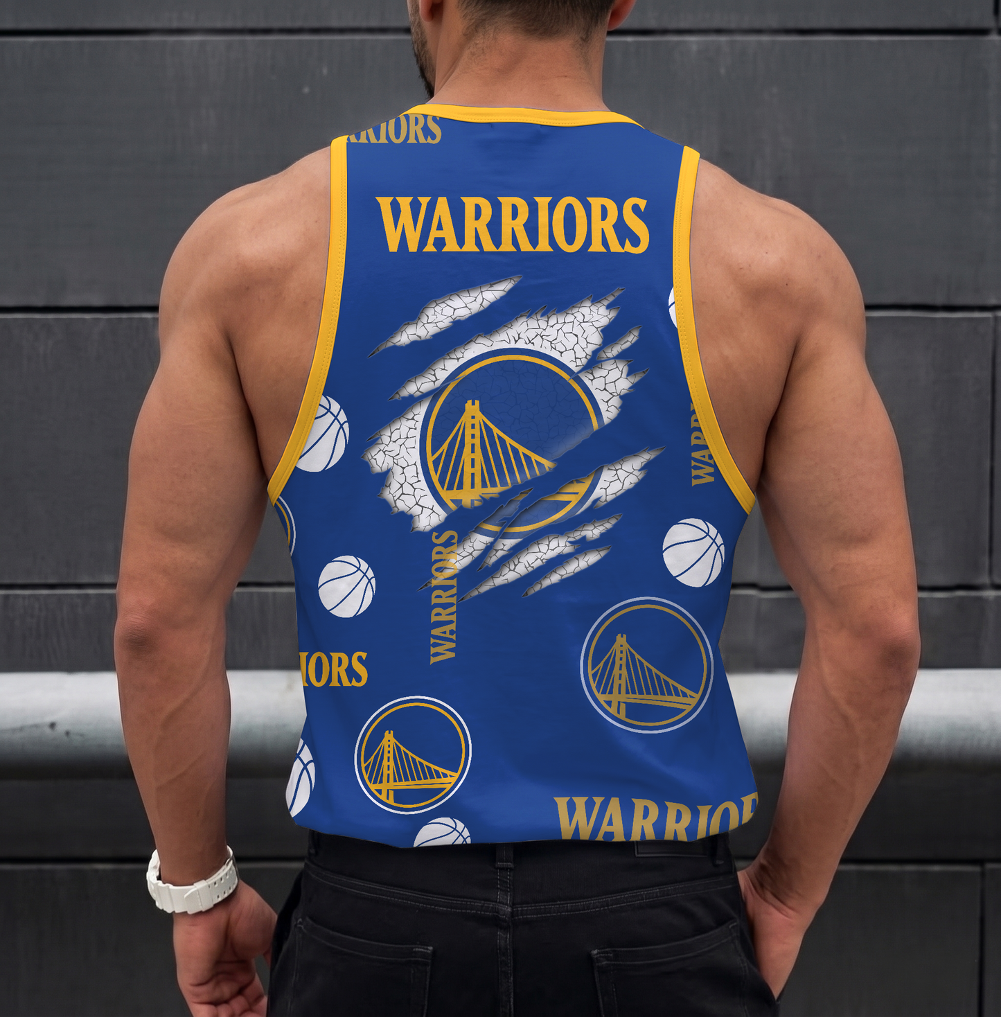 [HOT DEAL] NEW CUSTOMIZED NBA12 GSW GOLDEN STATE WARRIORS UNISEX TANK TOP