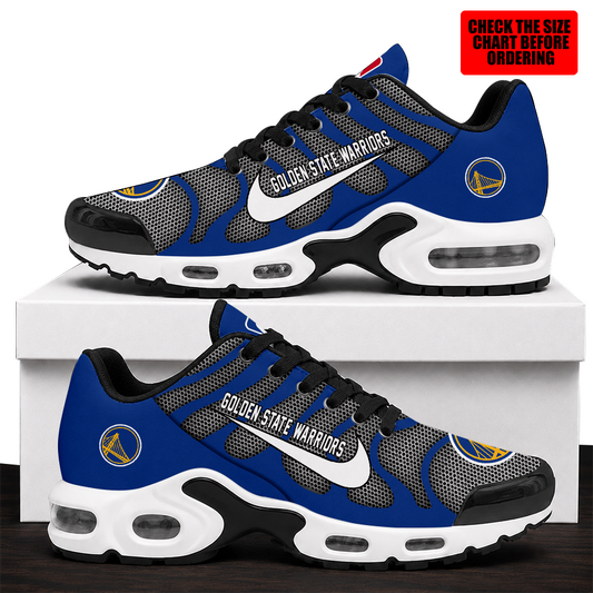 [HOT DEAL] NEW CUSTOMIZED NBA12 GSW GOLDEN STATE WARRIORS AIR MAX PLUS SNEAKERS