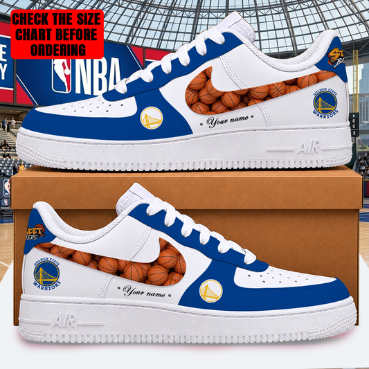 [HOT DEAL] NEW CUSTOMIZED NBA12 GSW GOLDEN STATE WARRIORS AF1 SHOES