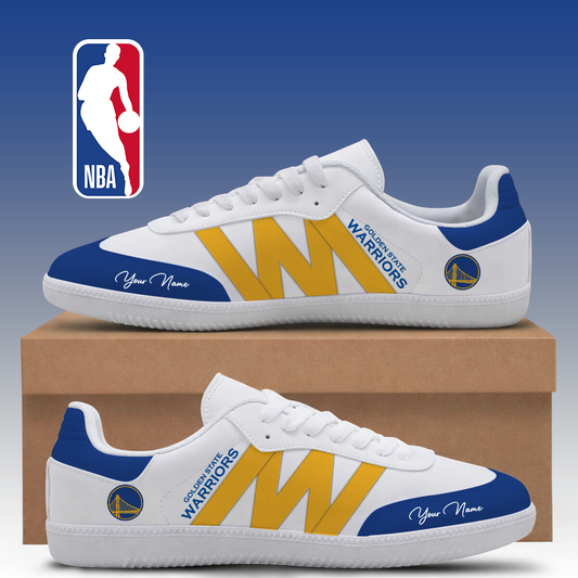 [HOT DEAL] NEW CUSTOMIZED NBA12 GSW GOLDEN STATE WARRIORS CLASSIC SNEAKERS