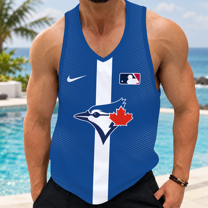 [FLASH SALE] NEW CUSTOMIZED MLB12 TBJ TORONTO BLUE JAYS UNISEX TANK TOP
