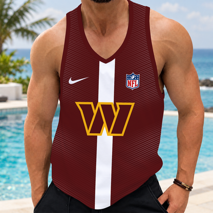 [SPECIAL OFFER] NEW CUSTOMIZED NFL12 WTC WASHINGTON COMMANDERS UNISEX TANK TOP