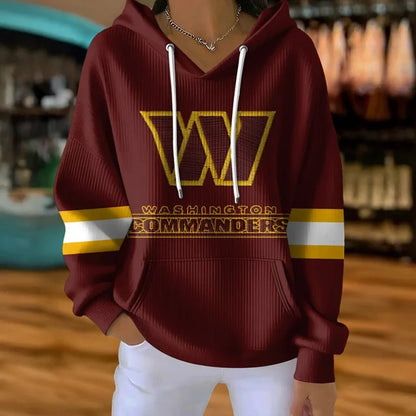 [SPECIAL OFFER] NEW CUSTOMIZED NFL12 WTC WASHINGTON COMMANDERS RIBBED HOODIE & SWEATSHIRT