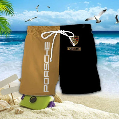 [FAN MUST-HAVE] NEW CUSTOMIZED F112 POR PORSCHE UNISEX HAWAIIAN SHIRT & SHORTS SET